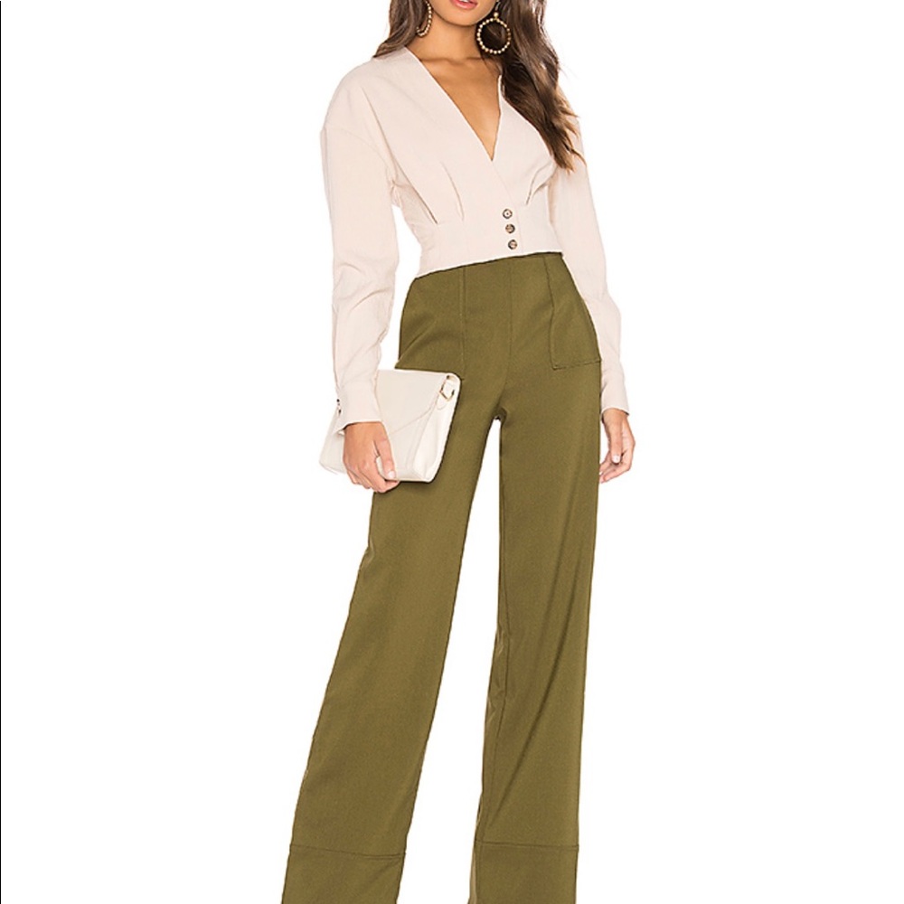 Hi Waist - wide leg trousers